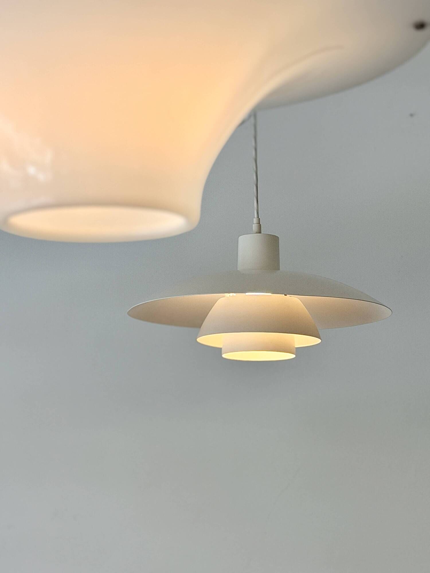PH 4/3 white suspension by Poul Henningsen for Louis Poulsen, Denmark