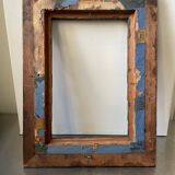 Antique handcarved frame   solid wood 30 cm x 22.5 cm