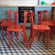 Lot 6 bistro chairs