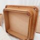 Pouf en bois d'orme