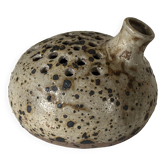 Vintage pyrite stoneware ceramic vase design from the 60s