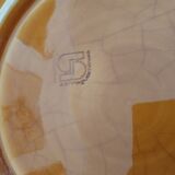 Slip dish signed sarreguemines