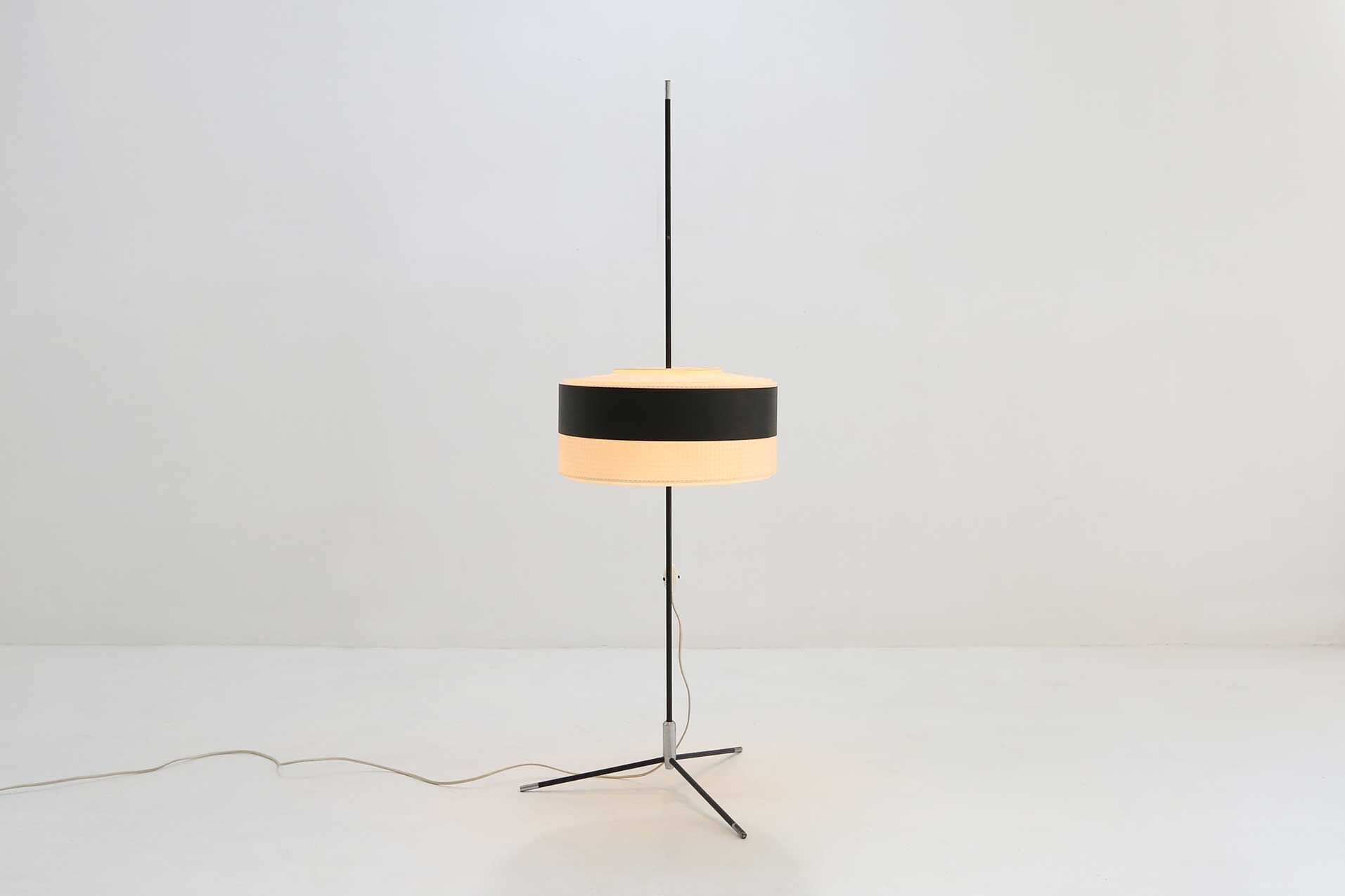 Mid-century adjustable floor lamp