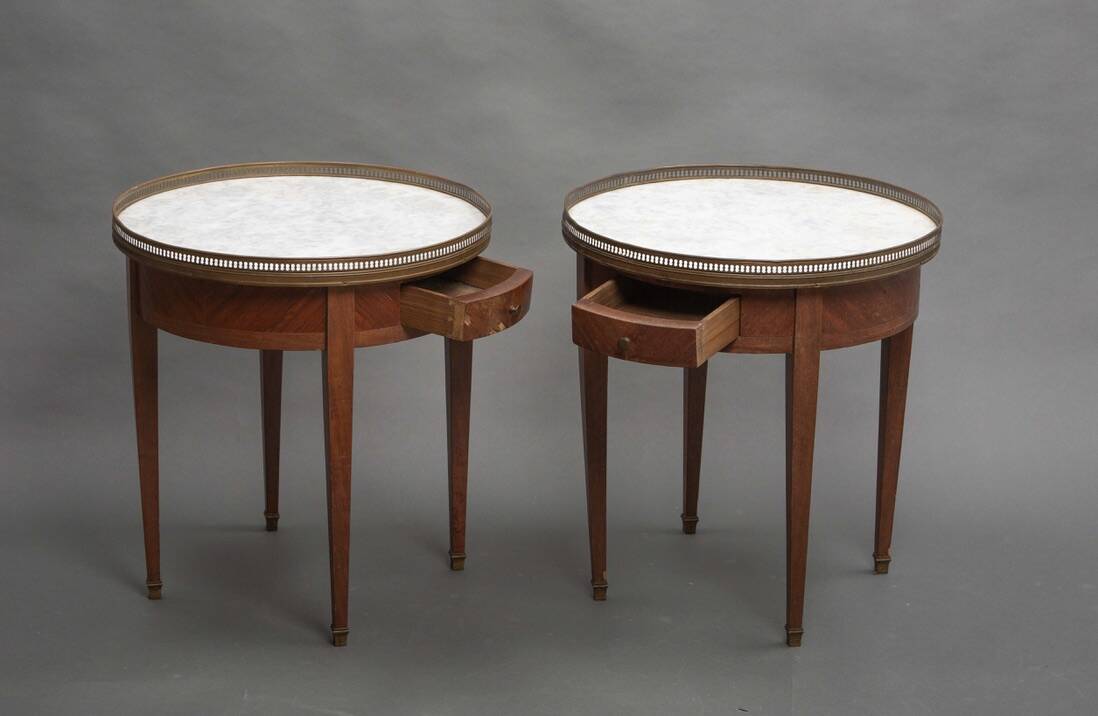 Pair of Louis XVI gueridons