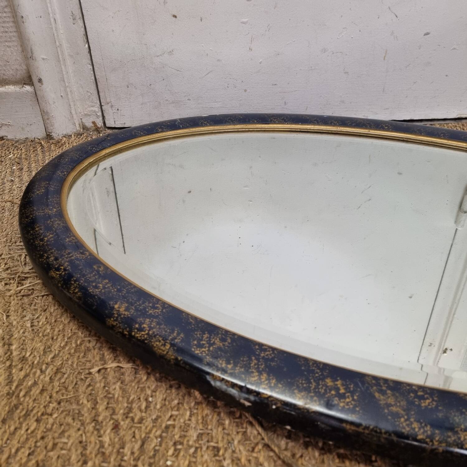 Art Deco oval mirror (81X53cm)