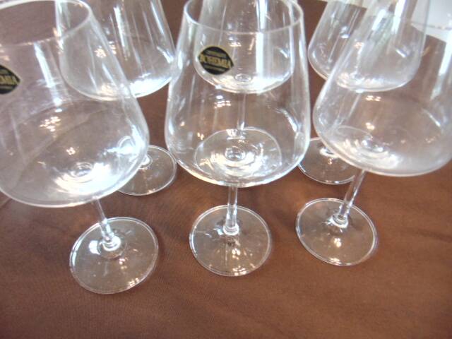 Bohemian crystal wine set – 6 glasses