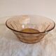 Amber light 1940s–50s – Salad bowl & serving plate