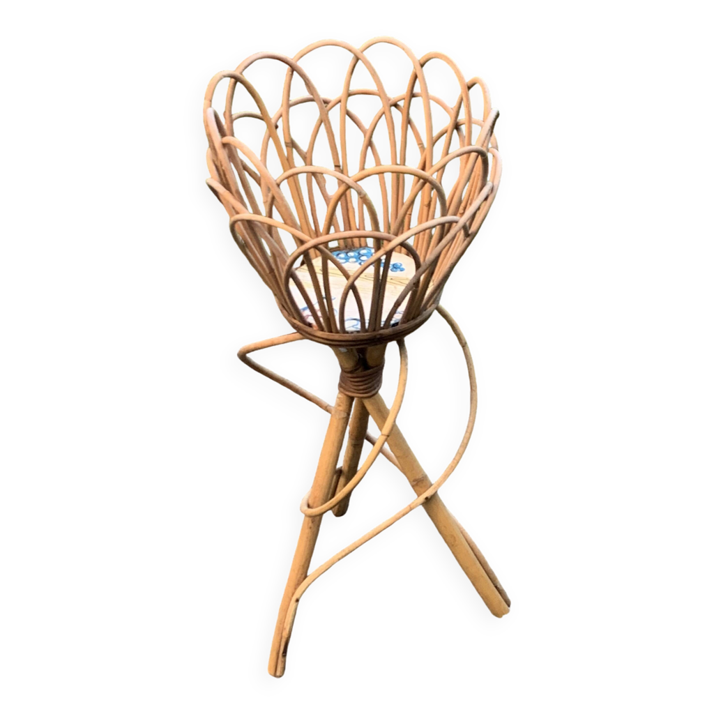 Modèle De Support Pour Plantes En Rotin Et Osier à L'échelle 12 · Creative Fabrica