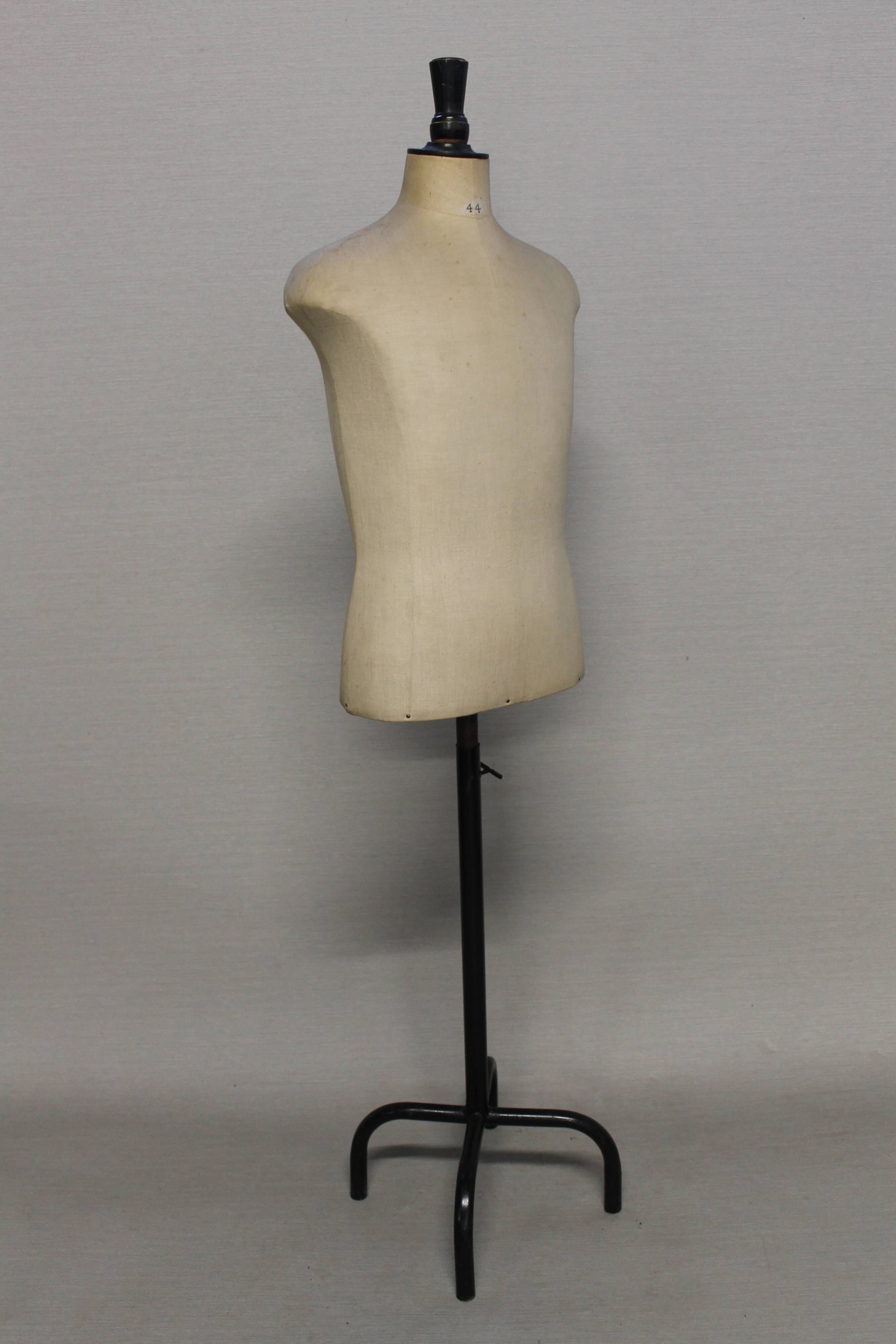 Man sewing mannequin