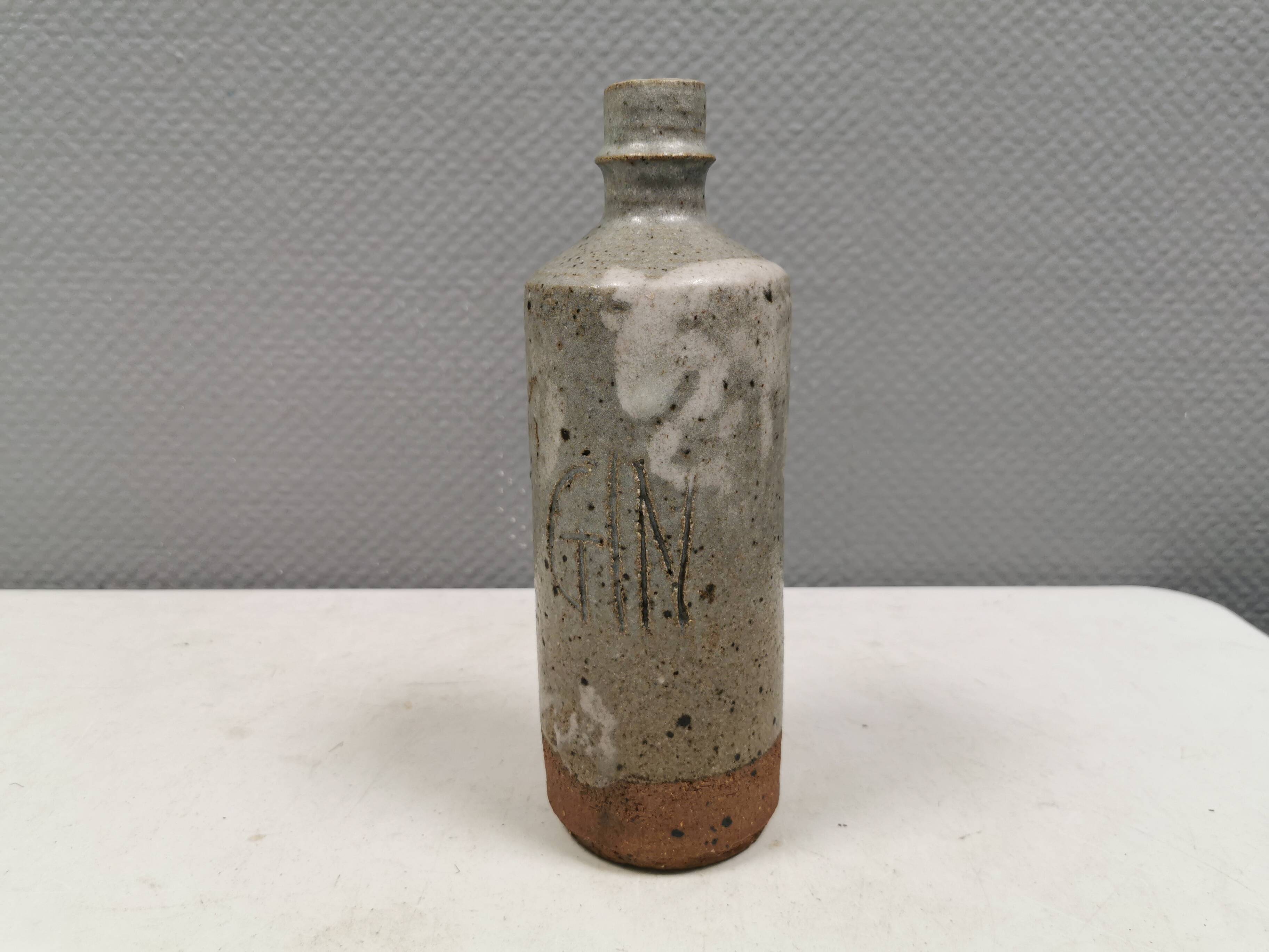 Ceramic bottle/vase, Danish from 1970-80.