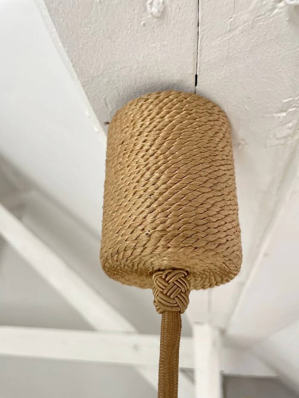 Vintage German DORIA Suspension in Cracked Glass 1960s