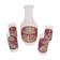 Liqueur carafe and 4 glasses, Italy 1960/70