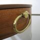 Mid century sewing box with / asystent / Service platform  teak 1960/70s