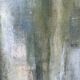 Toile abstraite nymphéas signée JP Perron, XXème