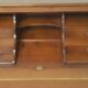 Sloping secretary, Louis XVI style donkey back desk, very good 20th century copy