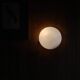 Small vintage wall light or half-moon ceiling light 15 cm