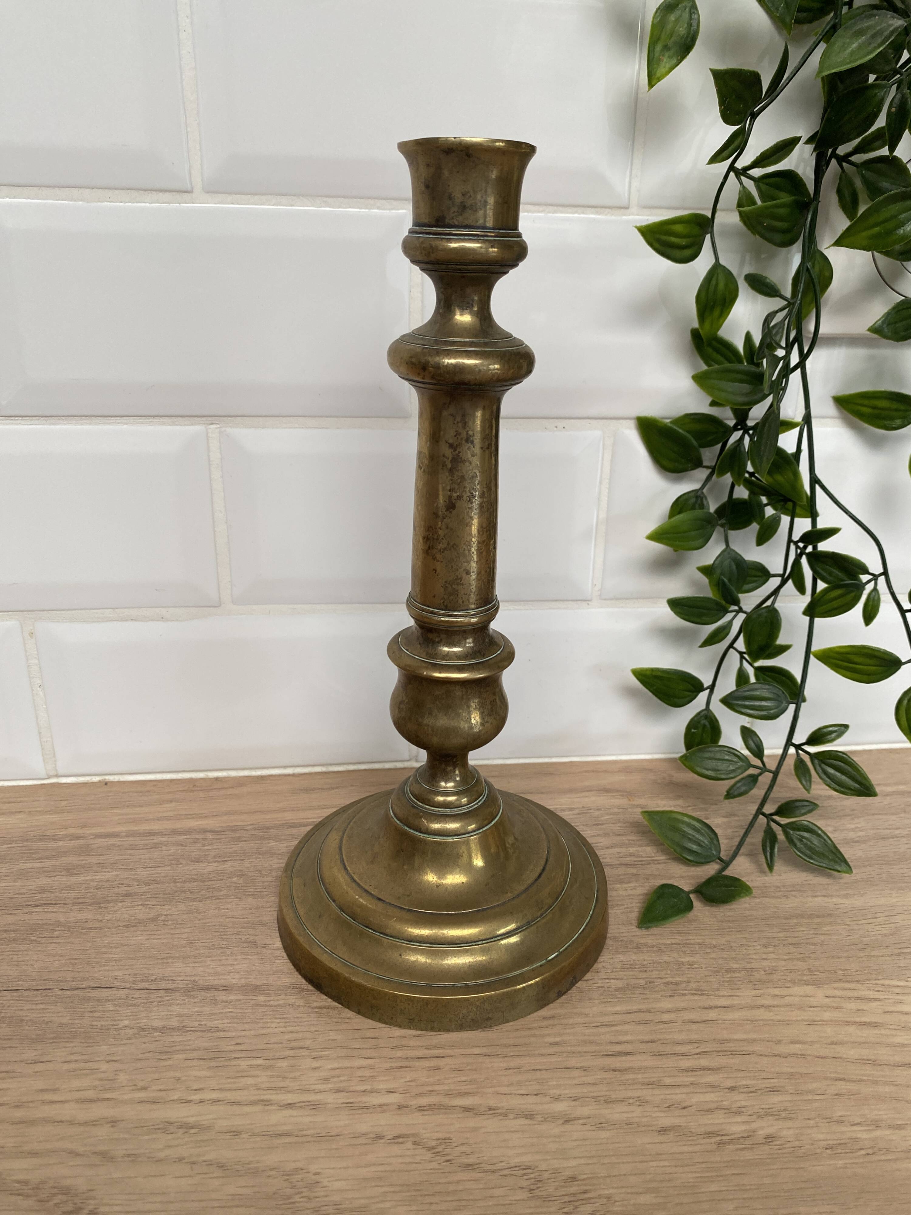 Brass candle holder