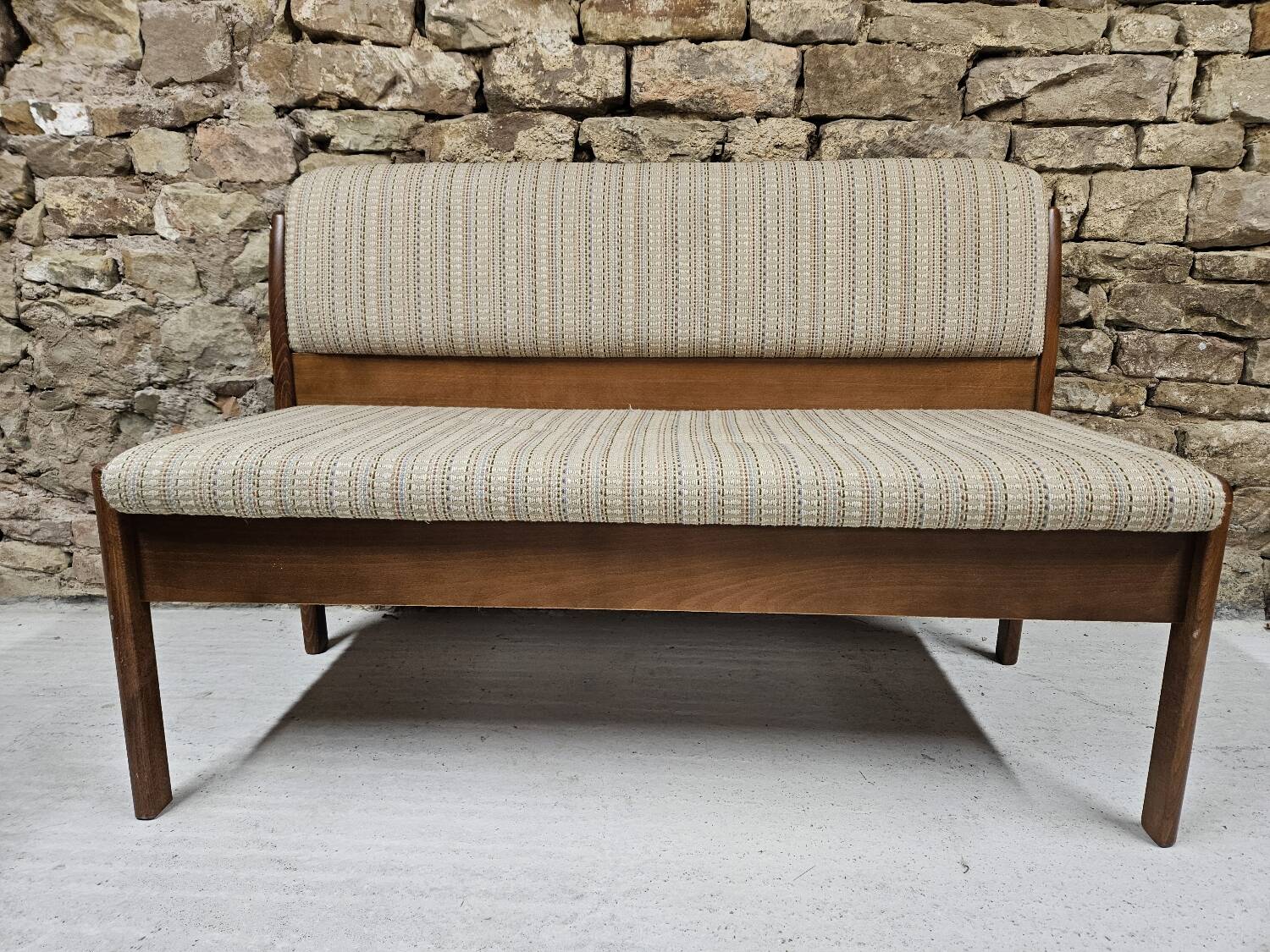 Vintage 1970s design storage bench