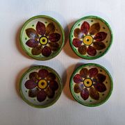 Handcrafted ceramic bowls bohemian countryside