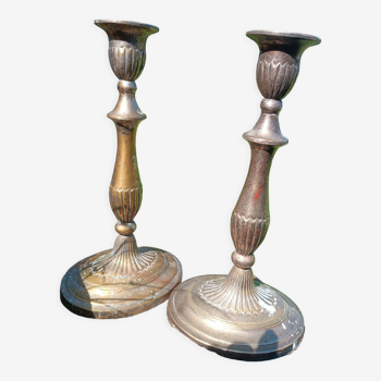 Pair of vintage candlesticks