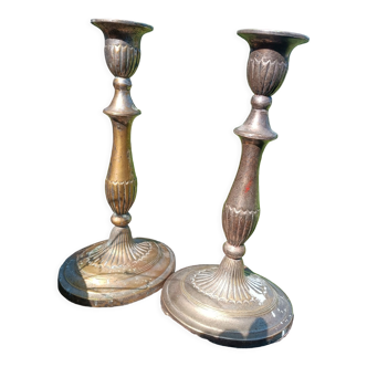 Pair of vintage candlesticks