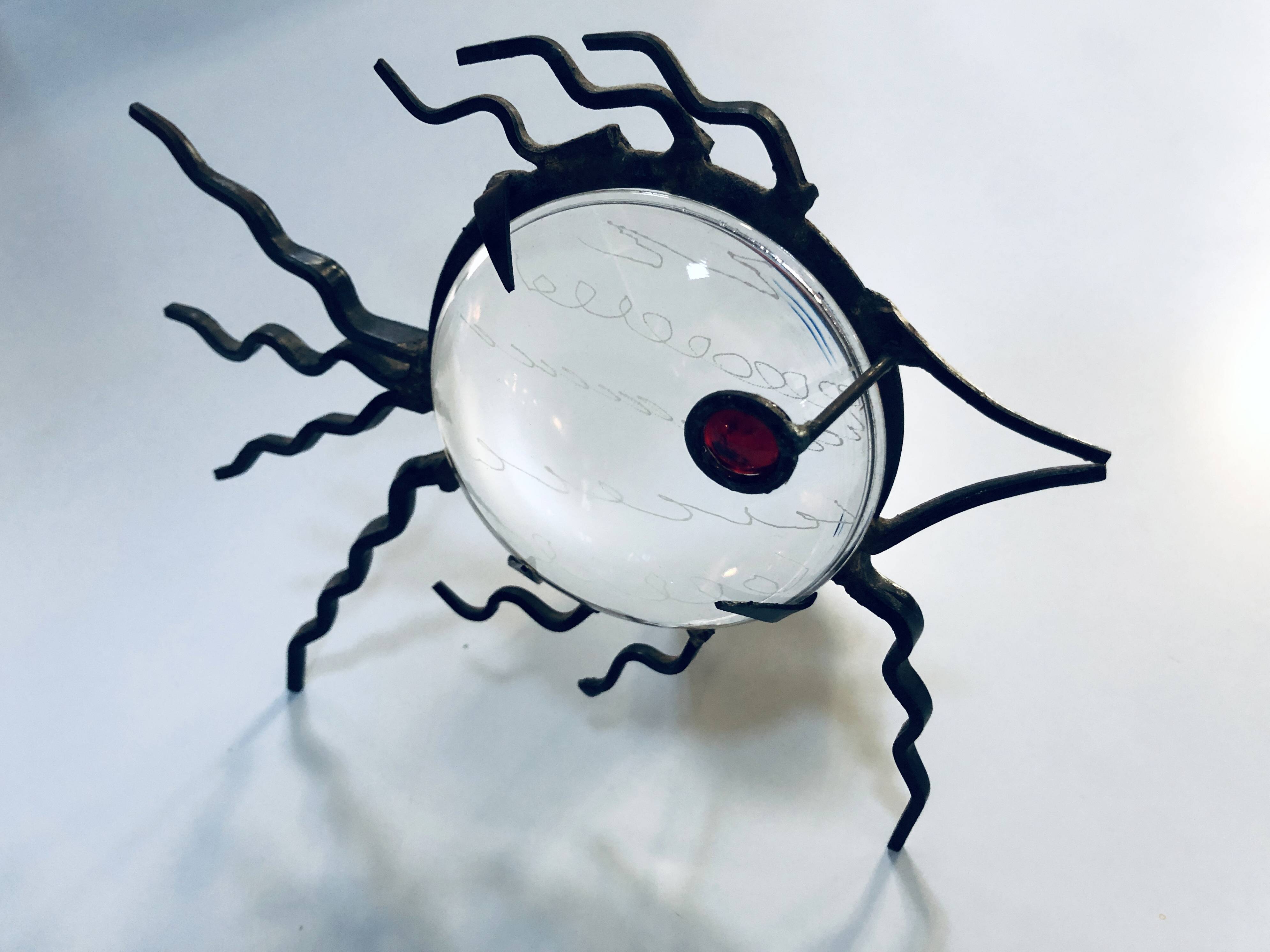 Candle Holder Sculpture • “Fish Eye” • Mark Brazier-Jones • Avant-Scène • 1990