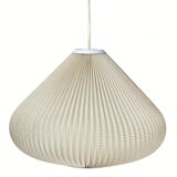 Space age cocoon plisse pendant lamps, 1960s