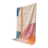 Traditional handwoven Beni Ourain rug from the Atlas, size 1.5/2.5 m.