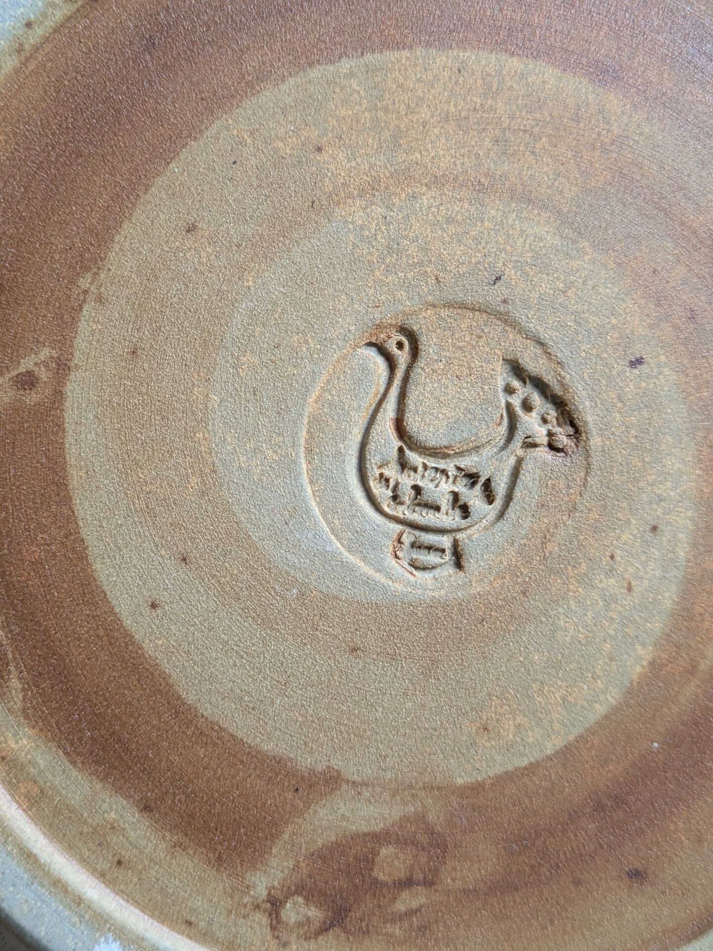 Rare stoneware ensemble "La Colombe" 60'