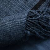 Blue & Black Striped Kilim Rug, 163x237Cm