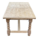 Renovated 19th-century oak extendable farmhouse dining table 160-240cm