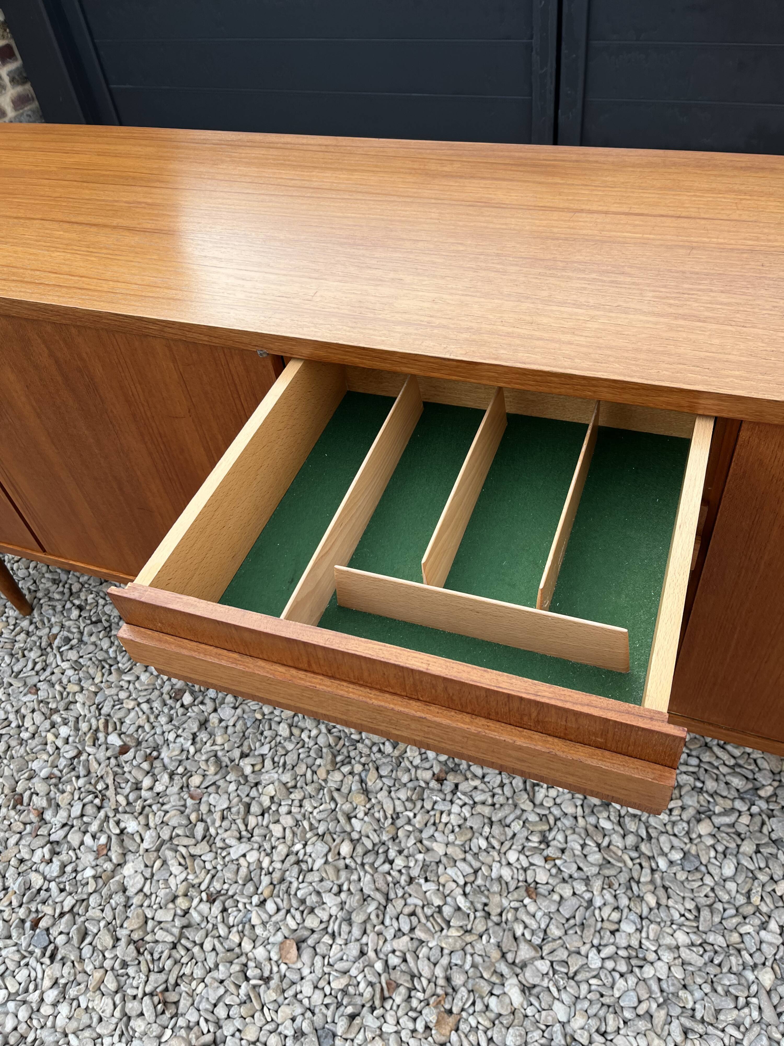 Scandinavian teak row