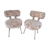 Pair of moumoute chairs 1970