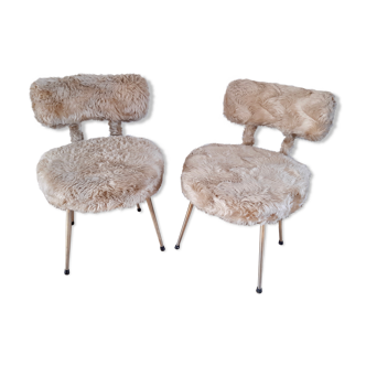 Pair of moumoute chairs 1970