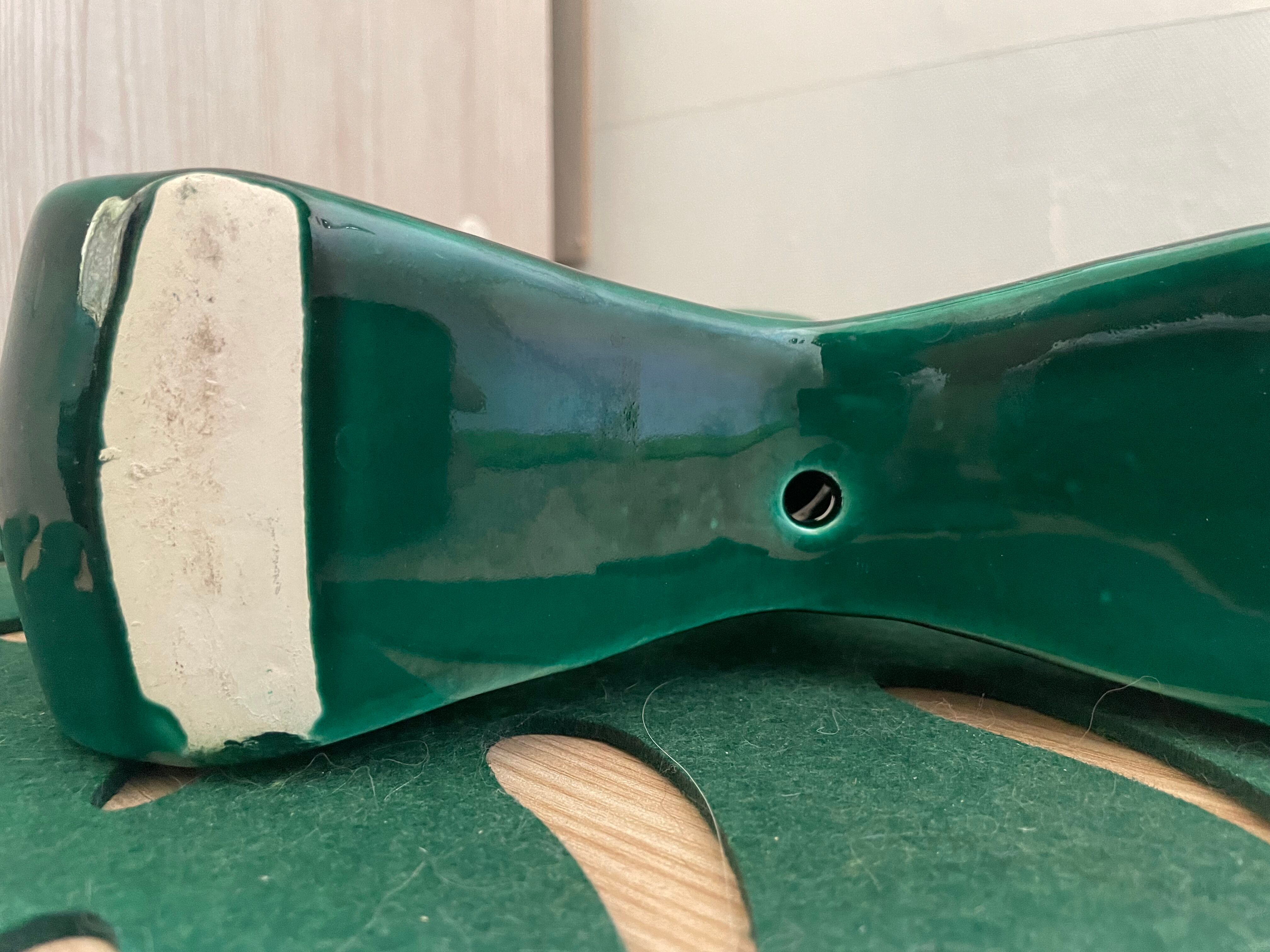 Pair of art deco candle holders