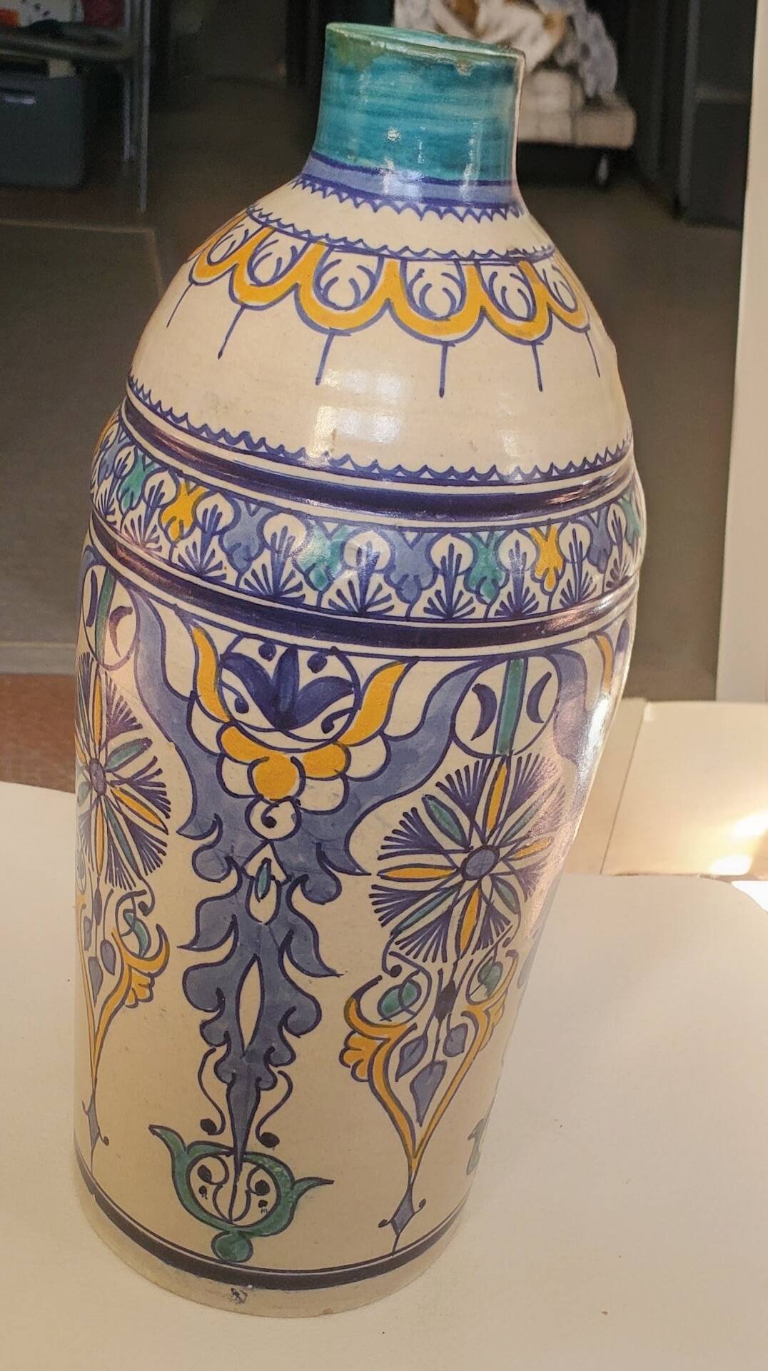 Poterie peinte-objet decoratif