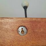 Vintage hook wood porcelain