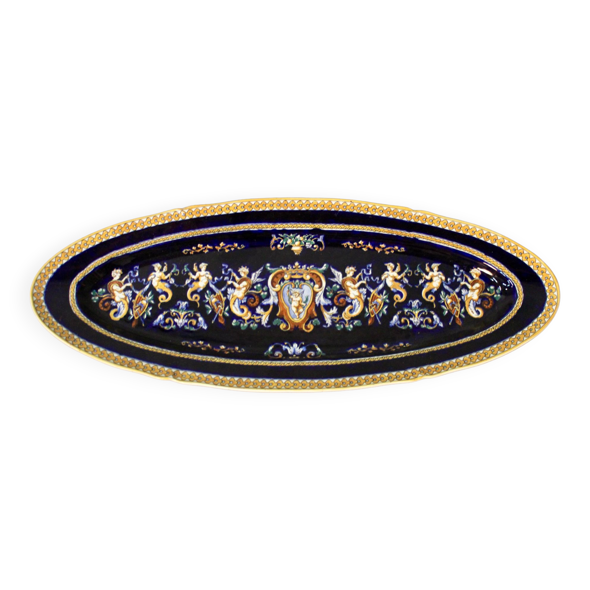 Gien earthenware serving dish