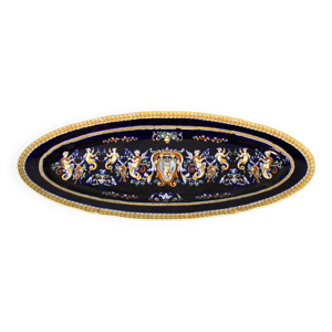 Plat de service en faience de Gien