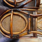 Rattan bistro chairs