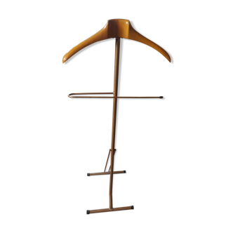 Foldable vintage night jack, wood and metal