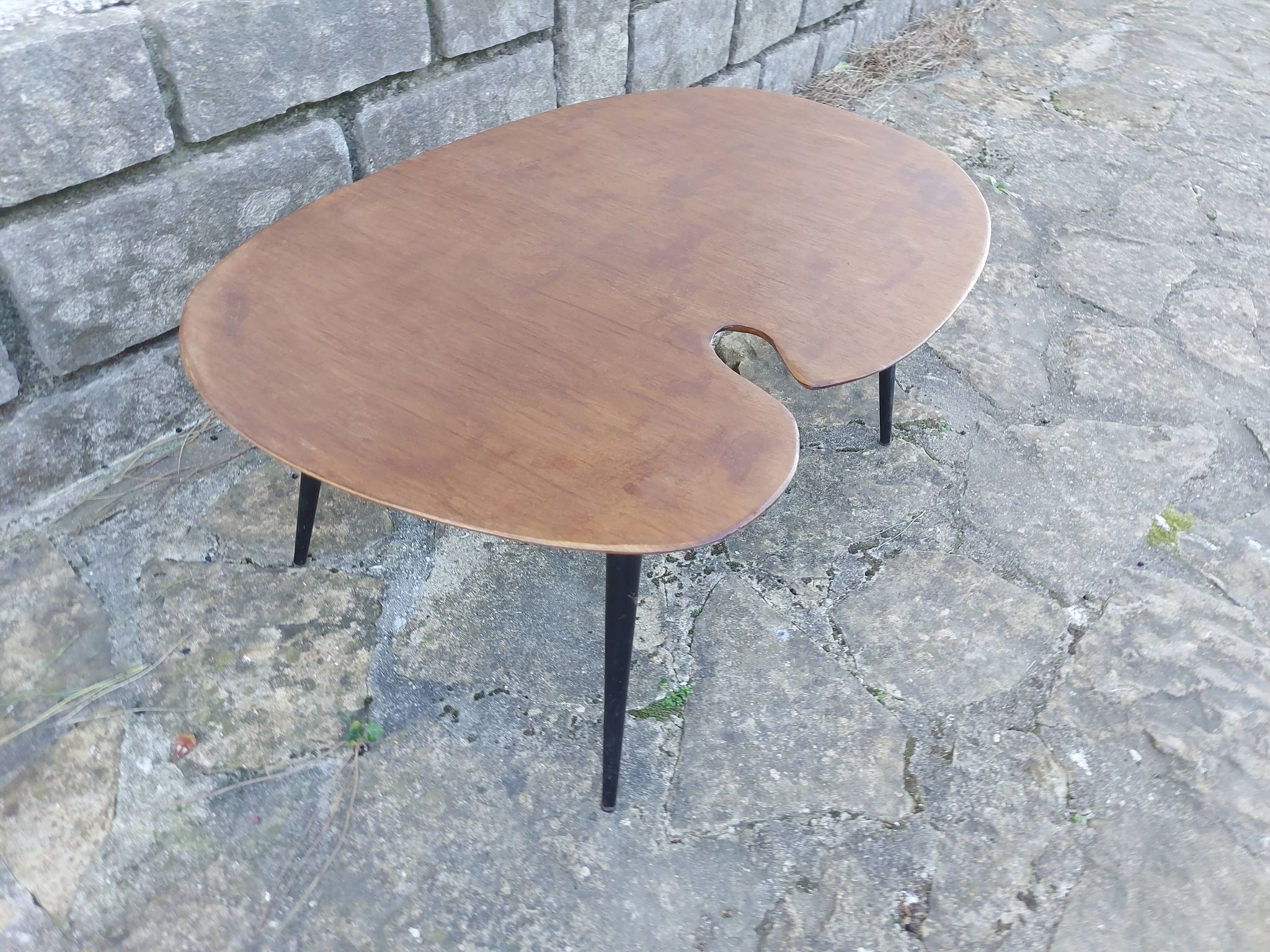 Coffee table bean design 60's