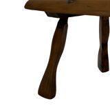 Vintage wooden side table small table wabi sabi natural design