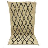 Handmade wool Berber rug 250 X 120 CM