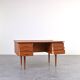 Mid-Century Danish Teak Executive Desk, 1960s.