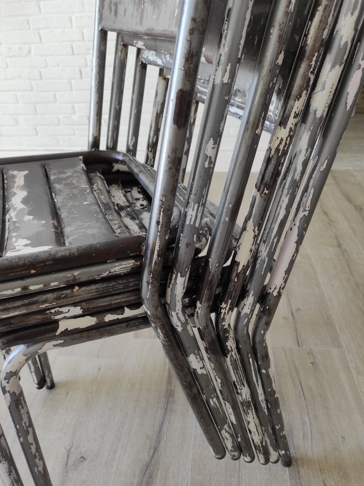 6 Industrial Tolix chairs