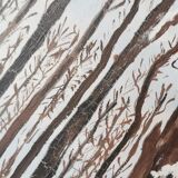 Peinture parc en hiver