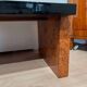 Art Deco Sofa Table in Amboyna Roots Veneer, France, 1930s