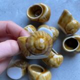 Old earthenware snail