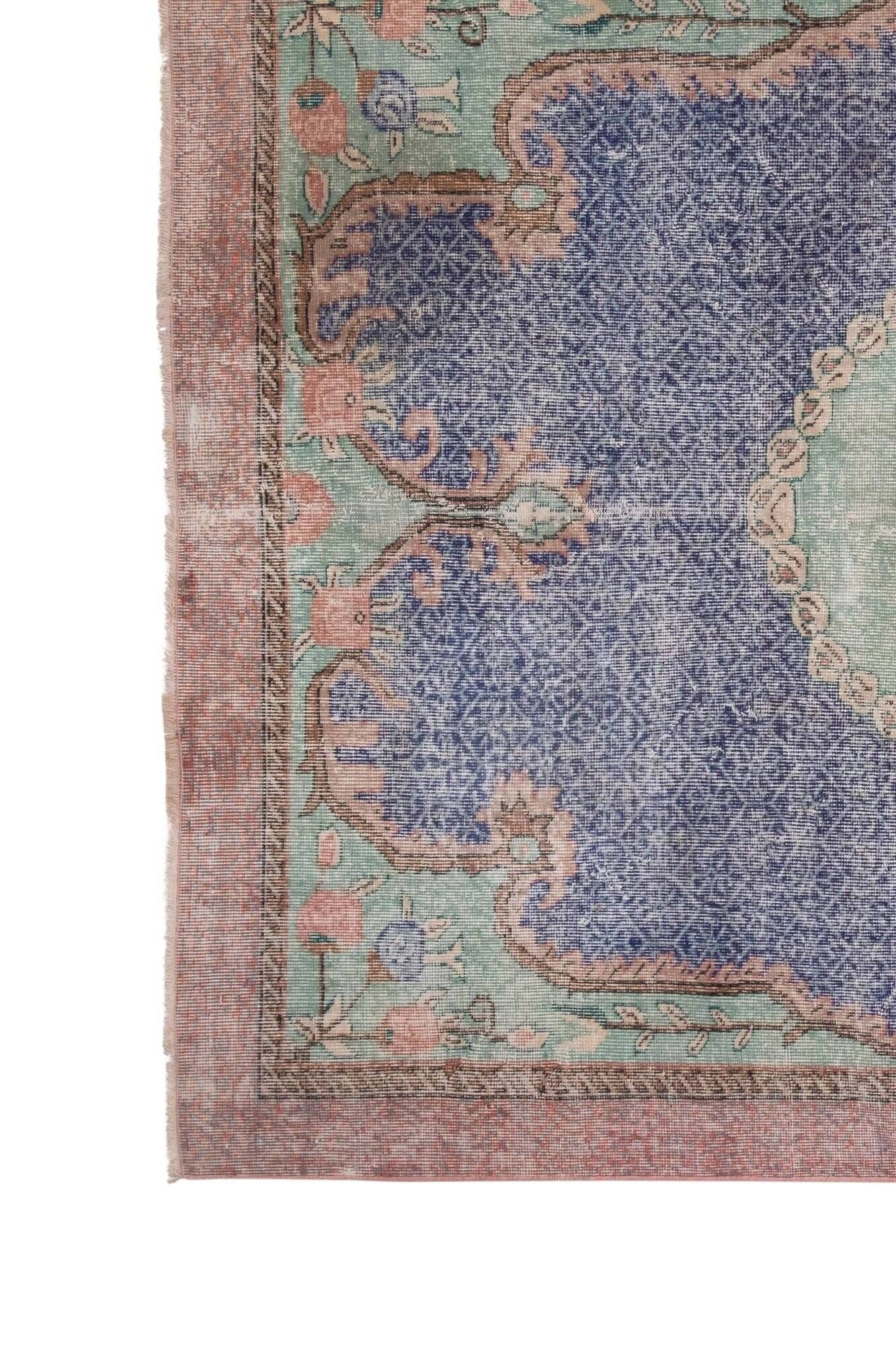 Vintage Turkish Oushak rug 192x304 cm